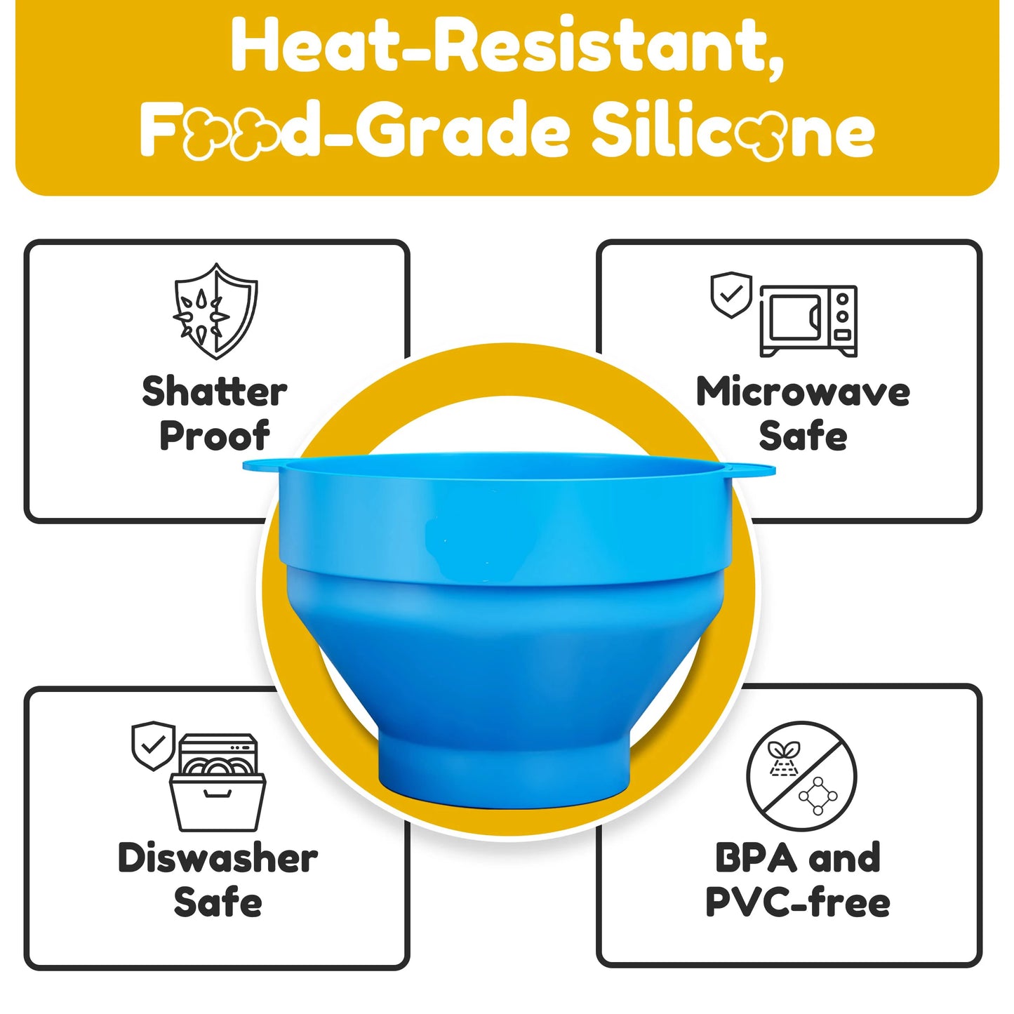 Microwave Collapsible Popcorn Maker