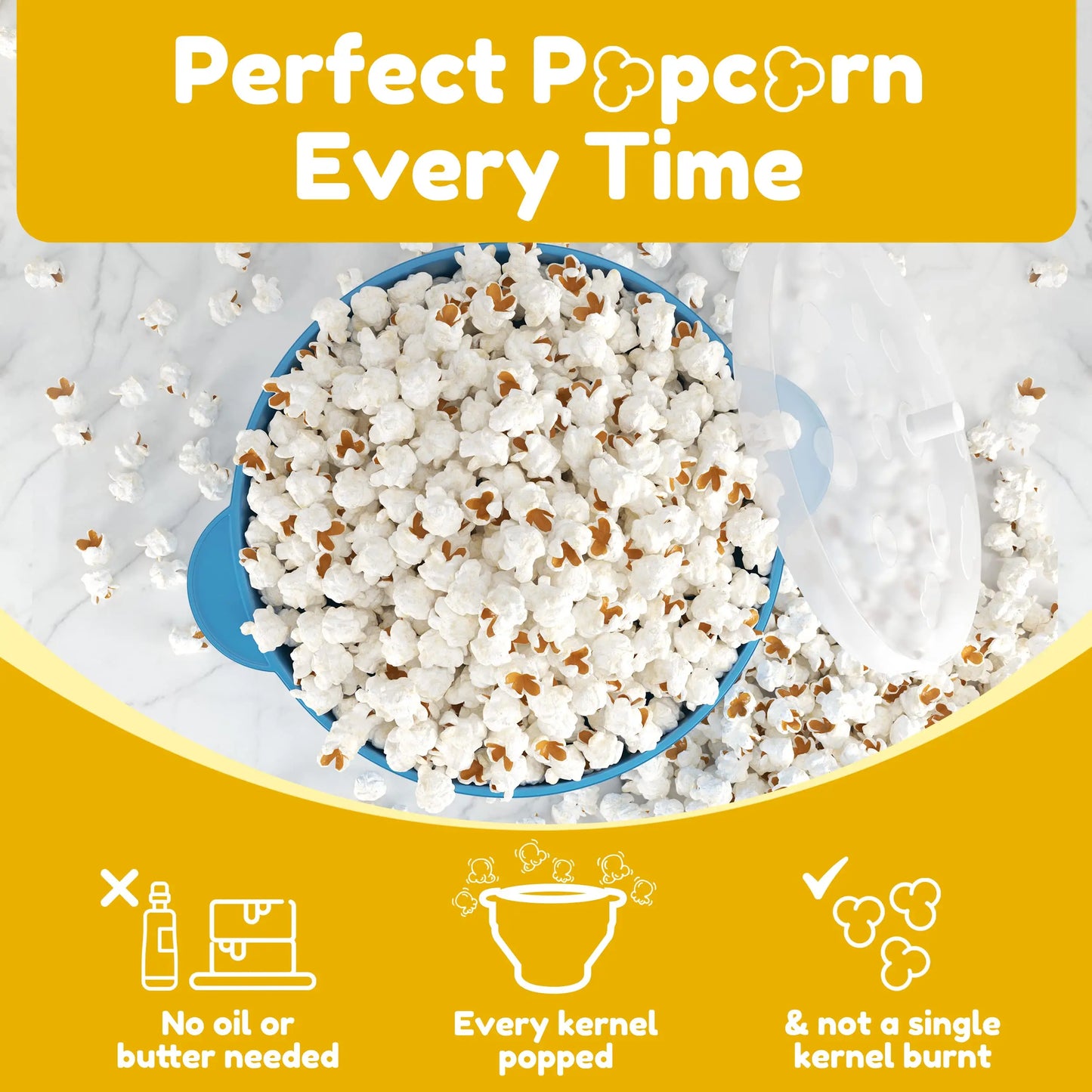 Microwave Collapsible Popcorn Maker