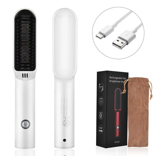 Rechargeable Portable HAIR/BEARD Straightener