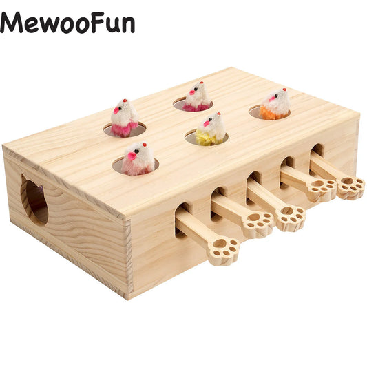 Whack-a-mole Interactive Cat Toy