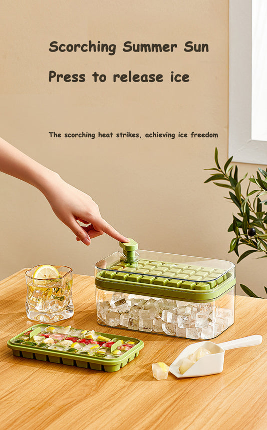 One-Button Ice Tray