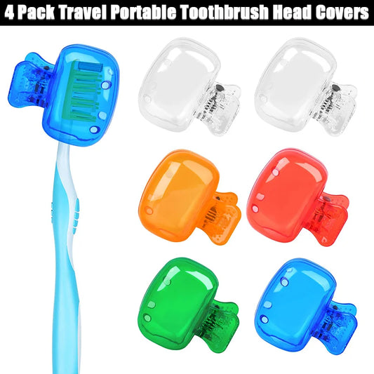 4 Pack Toothbrush Head Covers