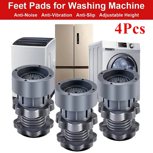 4Pcs Non-slip Noise Reduction Washing Machine Foot Pad