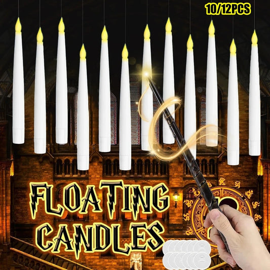 LED Floating Candles with Magic Wand