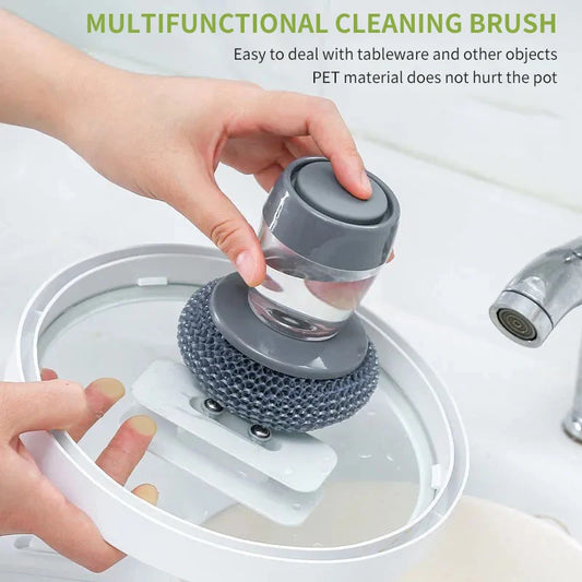 Dish Washing Dispenser Brush