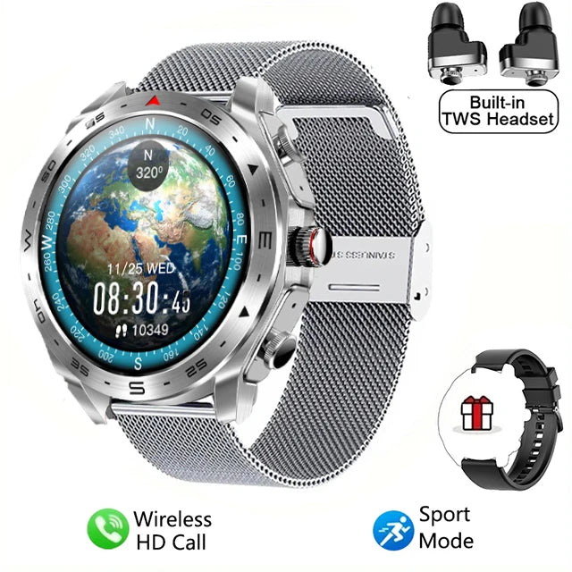 2-in-1 Bluetooth Earphones Smart Watch