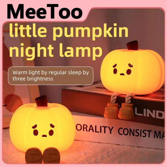 Cute Sad Pumpkin Nightlight