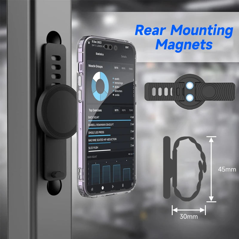 Magnetic Phone Grip Bar Mount