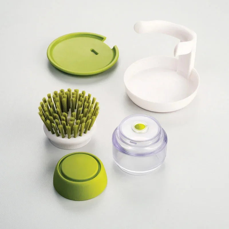 Dish Brush With Soap Dispenser