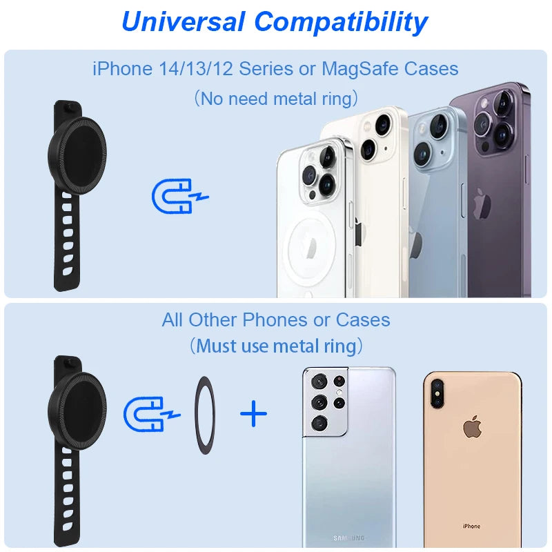 Magnetic Phone Grip Bar Mount