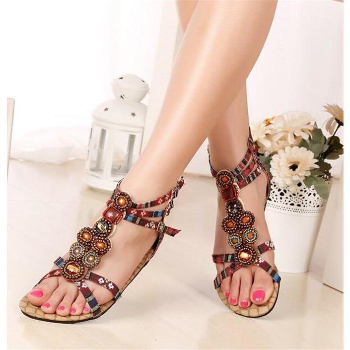 Bohemian Summer Sandals For Women - Vixilly