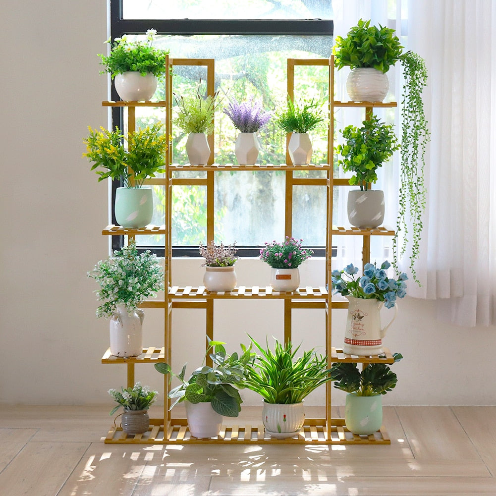 9 Tier Plant Stand | Flower Stand | Indoor Outdoor plant stand