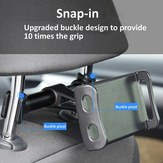 Adjustable Car Back Seat Long Phone Holder