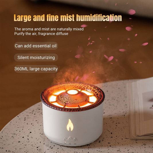 Creative Volcano Aromatherapy Jellyfish Humidifier