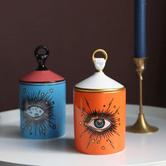 Tragar - Big Eye Ceramic Handmade Jar - Vixily